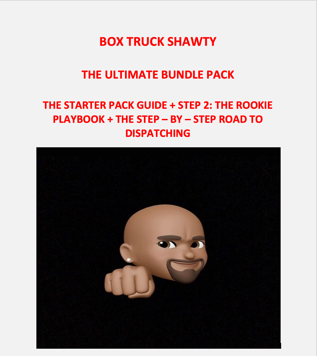 BOX TRUCK SHAWTY - THE STARTER PACK GUIDE – Box Truck Shawty